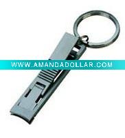 Wholesale stainless steel key chain clipper