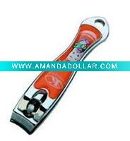 high class nailcutter with red pattern