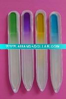 Wholesale beauty care crystal glass nail file