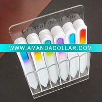 crystal glass nail file/nail file