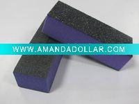 purple black sponge block