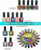 Wholesale glitter nail polish nail care nail art product factory