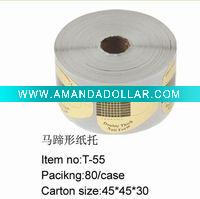 Wholesale Nail Art(500pcs Large Horse Shoe Shaped Black and Gold Disposable Nail Forms)