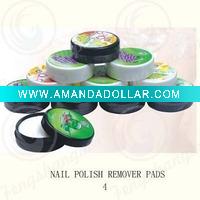 nail polish remover pads