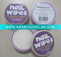nail polish remover wipes