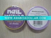 nail polish remover wipes