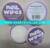nail polish remover pads