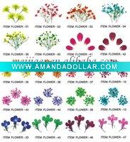 Flower nail sticker