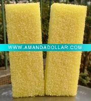 yellow colour pu soft pumice sponge