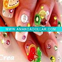 Polymer Clay Nail Art Fruit Slice