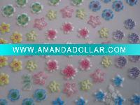 Wholesale 3D nail sticker/3D nail decals