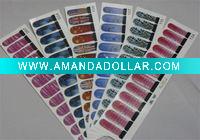 Wholesale Card packed water transfer sticker for nail art