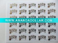 metal nail sticker