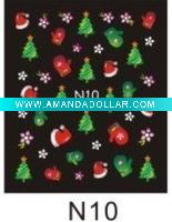 Wholesale Holiday nail sticker ( MD-CNS010A )