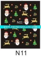 Wholesale Christmas nail sticker ( MD-CNS011A )