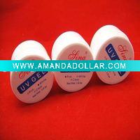 pink/white/clear solid color nail art uv builder gel