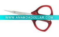 Wholesale Stainless steel beauty scissors with plastic handle