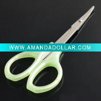 Wholesale Plastic handle manicure scissors