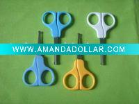 Wholesale safety baby nail scissors baby scissors