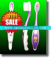 Wholesale 3101 CHILD TOOTH BRUSH WITH CARTOON DESIGN