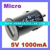 Wholesale Mini USB Car Charger 5V 1000mA