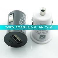 Wholesale Car Cigarette Powered 1000mA USB Micro Auto Charger USB car charger