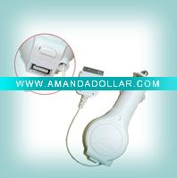 Retractable car charger