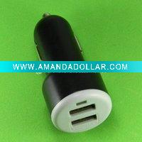 Wholesale Dual USB car chargers adaptors