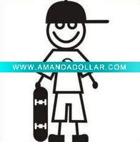 window car decals& bumper stickers