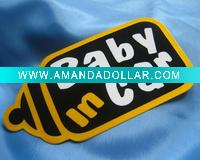 Printed plastic sticker label