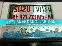 Wholesale Aluminum printing car sticker with adhesive tape