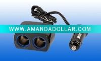 High quanlity 2 way Car Cigarette Socket With LED