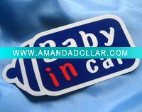 Wholesale Reflective car warning sticker