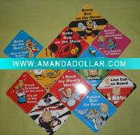 Wholesale car sign,car window sign,baby on board car signs
