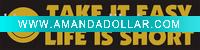 PVC bumper sticker