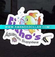 pvc car window sticker