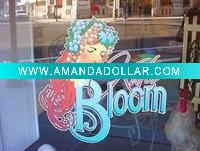 custom static cling stickers