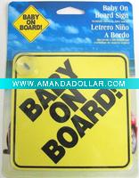 Wholesale Baby on board car signs for cars with customized design