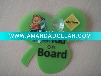 Wholesale car window sign made from PP material