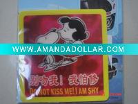 Auto 3D Warning Sticker