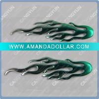 Wholesale Fashional Car Fire Sticker green