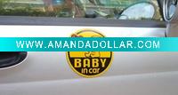 Wholesale Baby in car 3M reflective car magnets