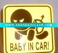 Wholesale Baby in car 3M reflective car magnets