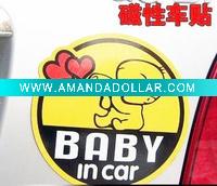 Wholesale 2011 Baby in car 3M reflective car magnets