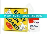 High-quality warning and reflective car sticker