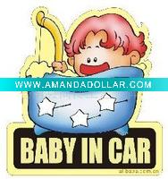 Auto Warning Sticker