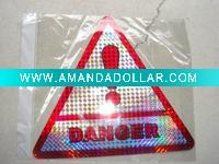 Danger Warning Sticker