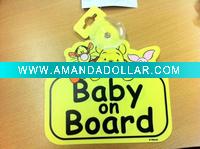 Wholesale car sign,car window sign,baby on board car signs