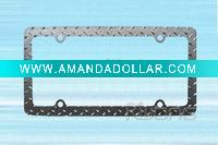 2011 stainless steel license plate frame