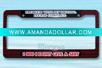 Wholesale 2011 newest USA plastic license plate frame